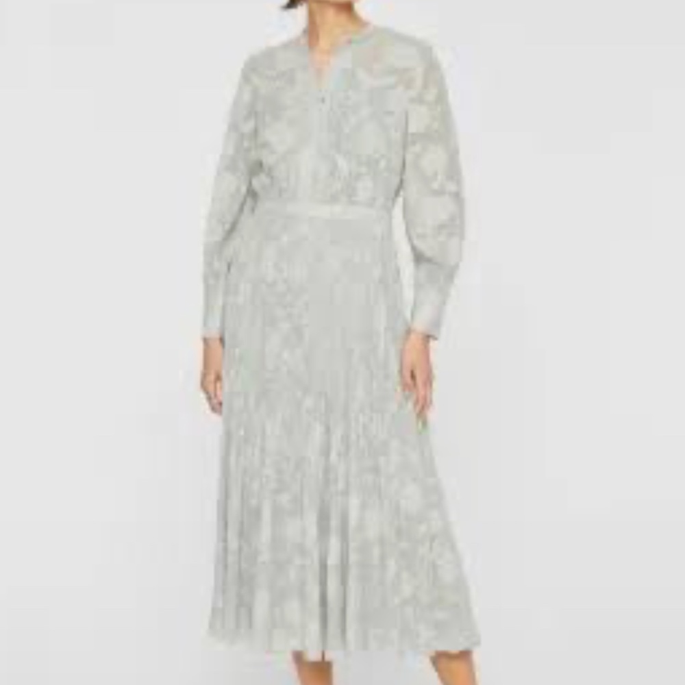 Club Monaco Pleated Shirt Dress